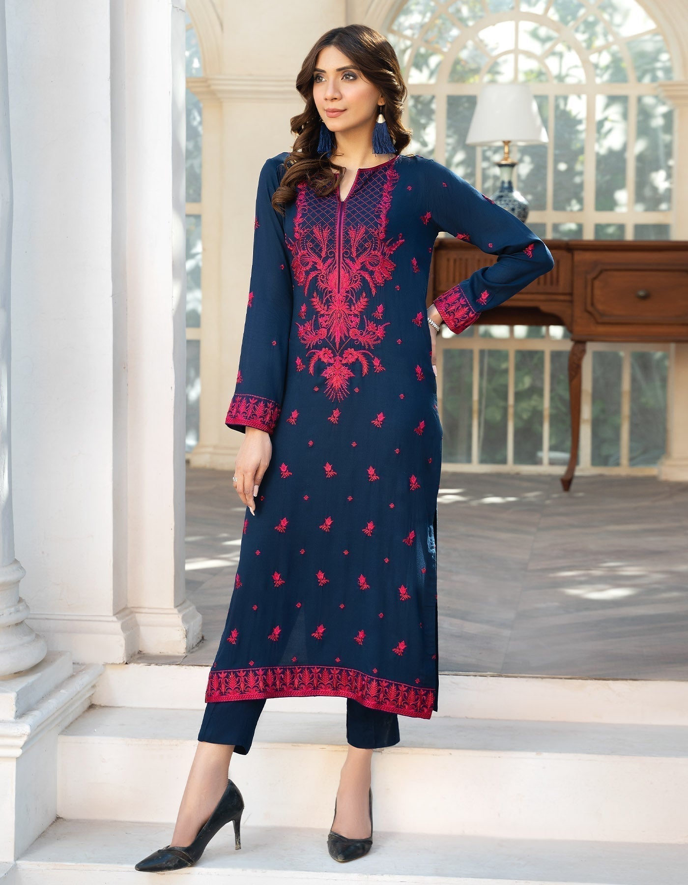 Rayon by SIFA Ready to Wear - LAPIS OCEAN - House Of Hania