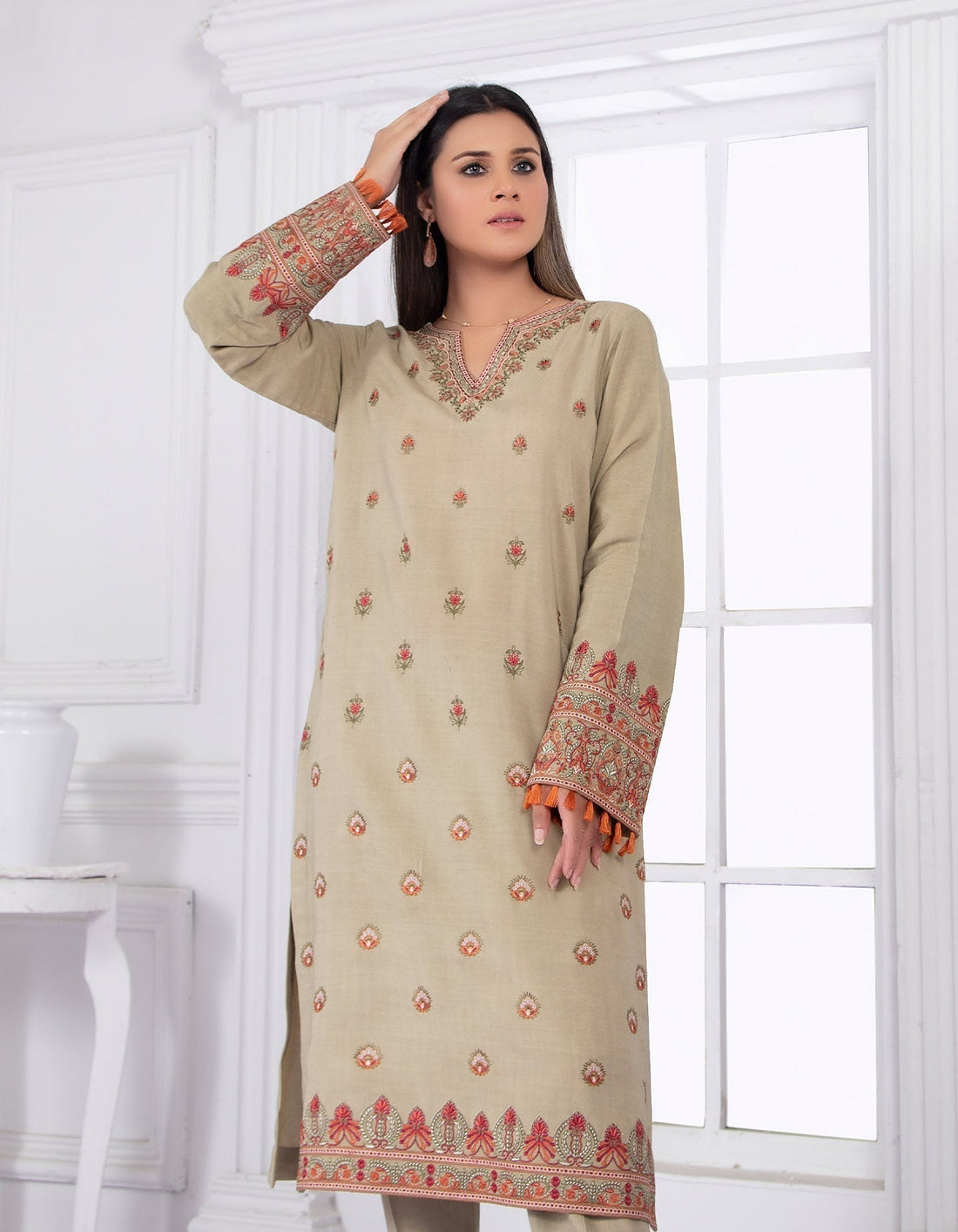 Rayon by SIFA Ready to Wear - PHULKARI - House Of Hania