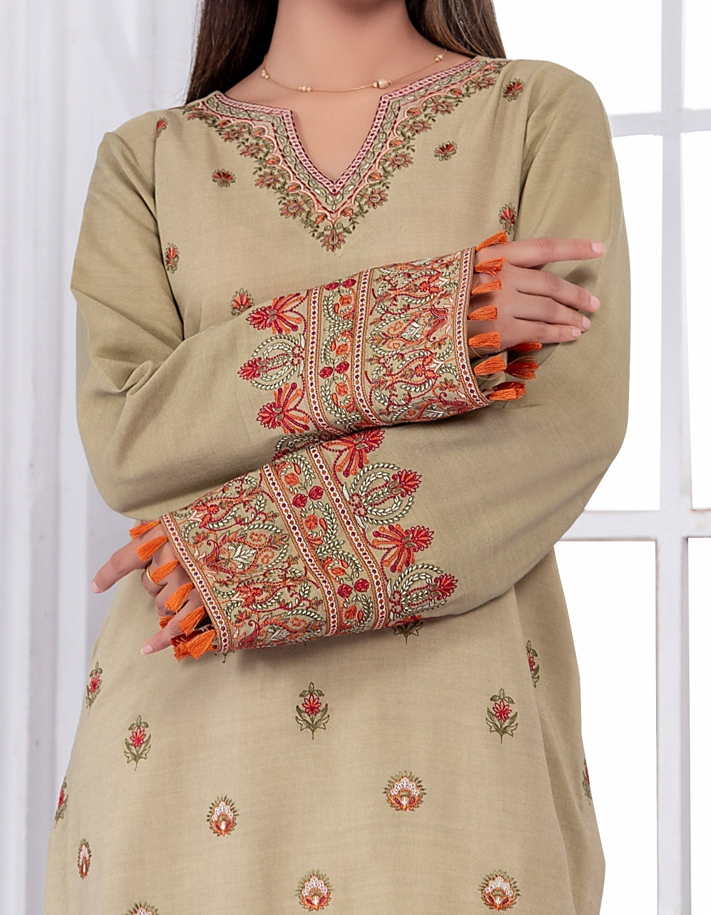 Rayon by SIFA Ready to Wear - PHULKARI - House Of Hania
