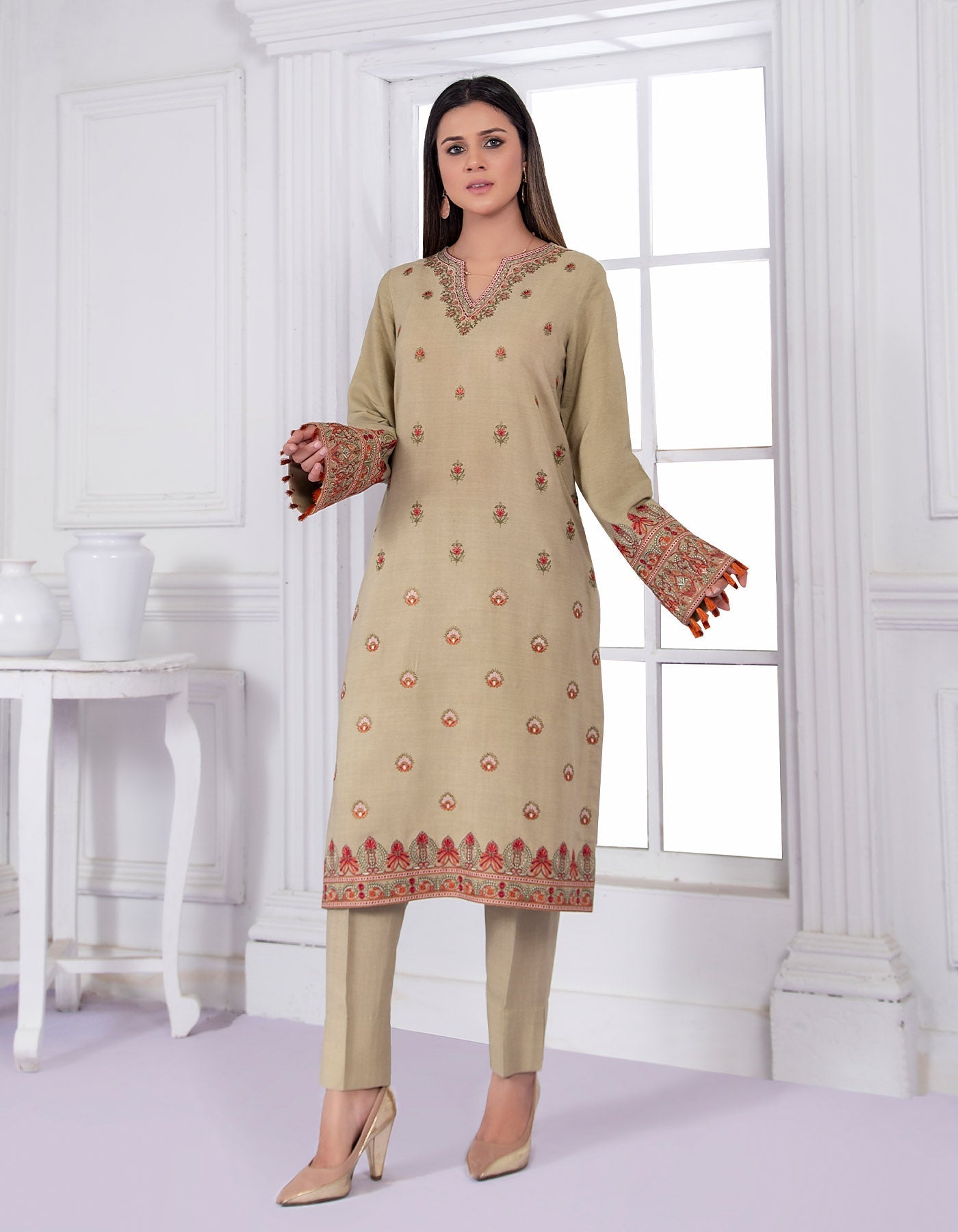 Rayon by SIFA Ready to Wear - PHULKARI - House Of Hania