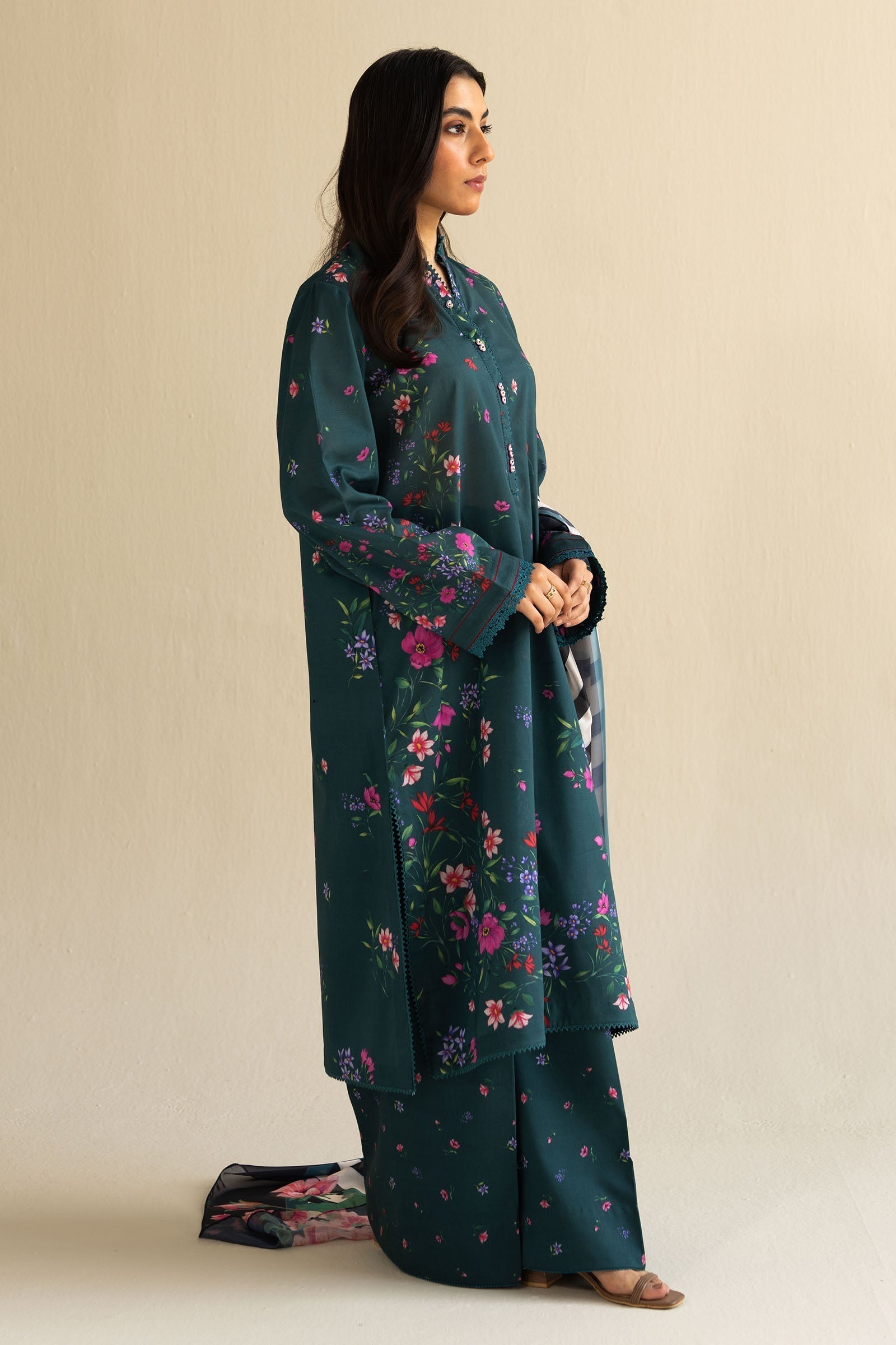 Zara Shahjahan | Coco Prints 25 | Reena-4A - House Of Hania
