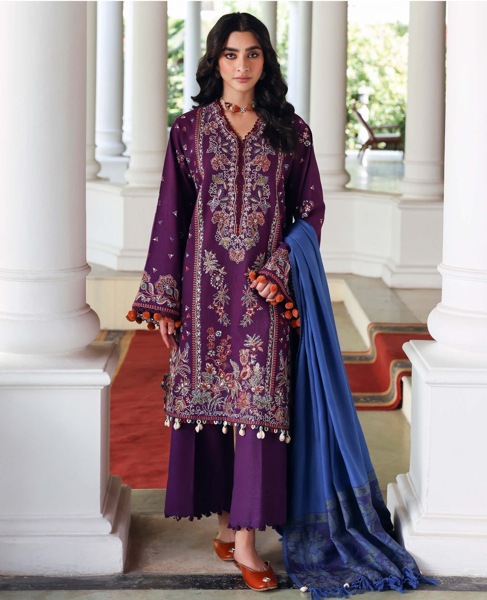 Republic Womenswear | Amaris Luxury Shawl 25 | Kaia - House Of Hania