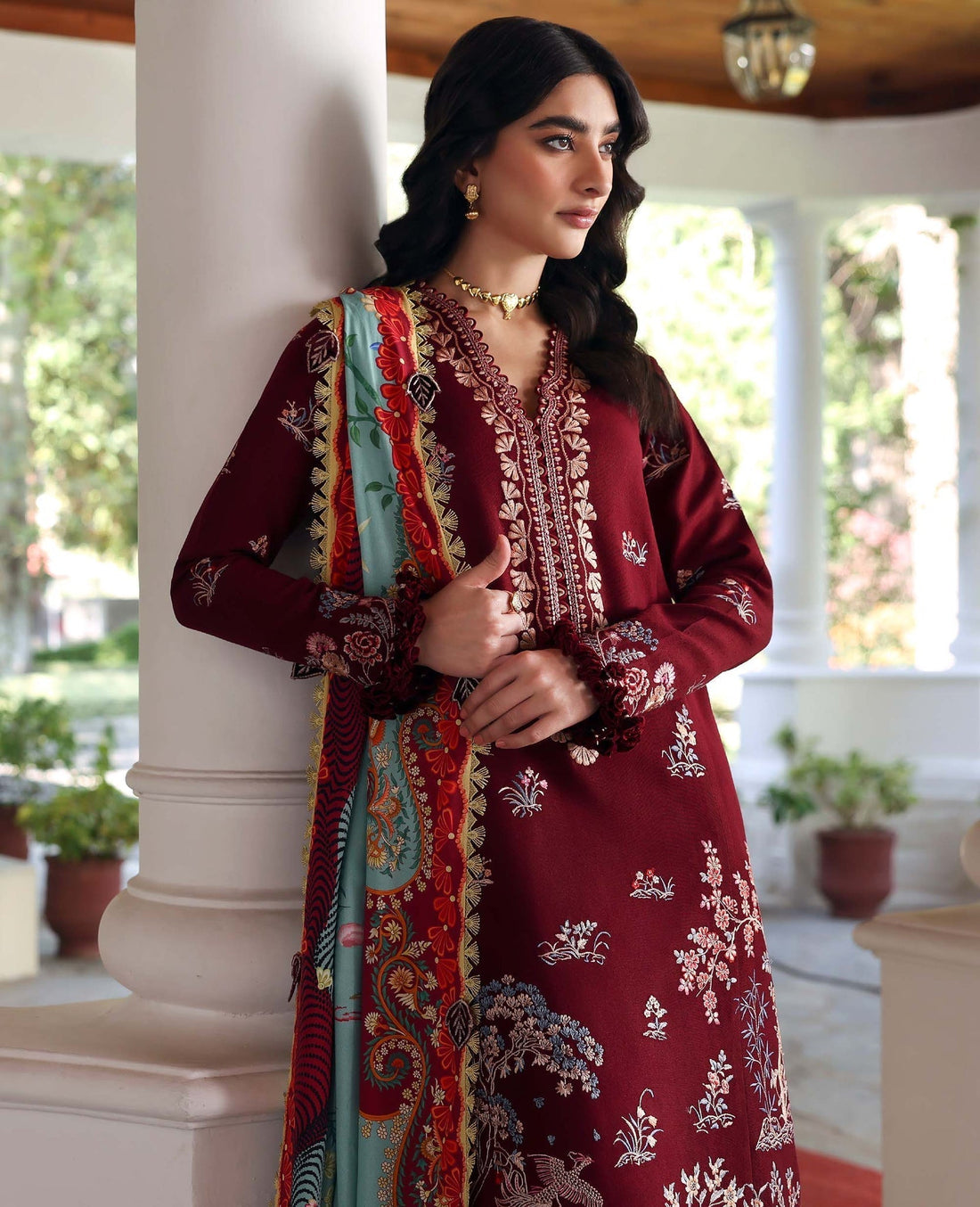 Republic Womenswear | Amaris Luxury Shawl 25 | Sienna - House Of Hania