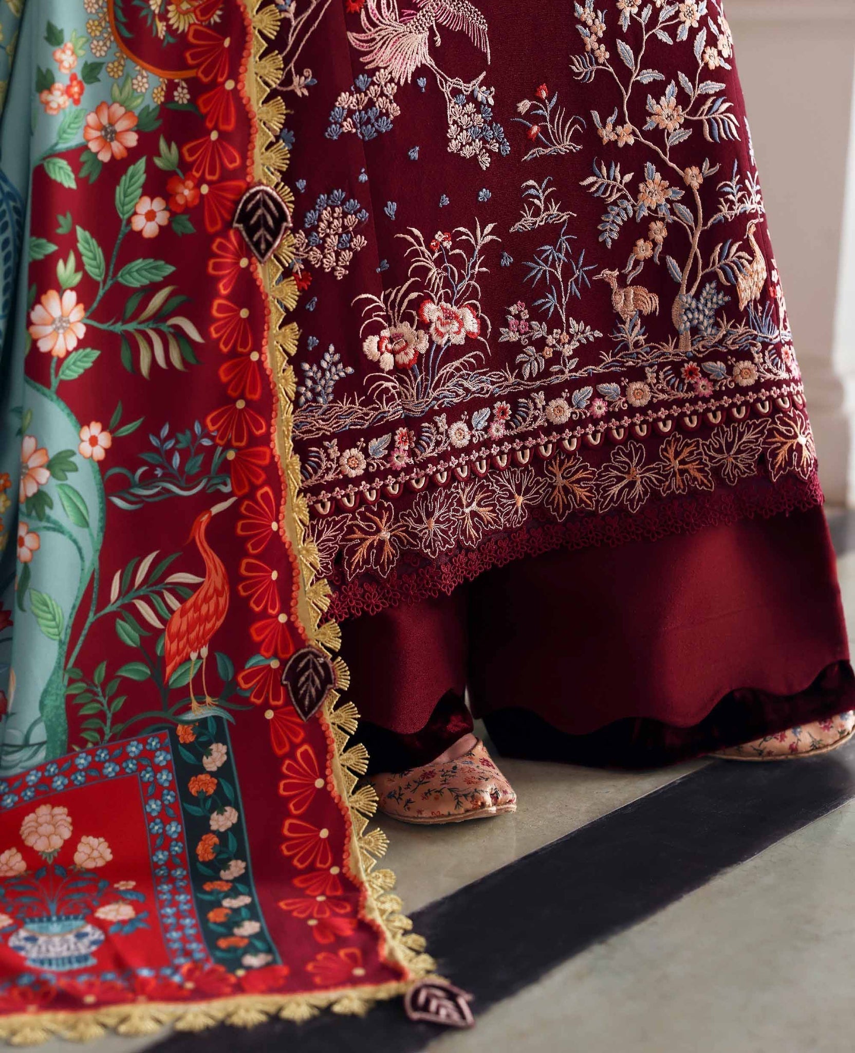 Republic Womenswear | Amaris Luxury Shawl 25 | Sienna - House Of Hania