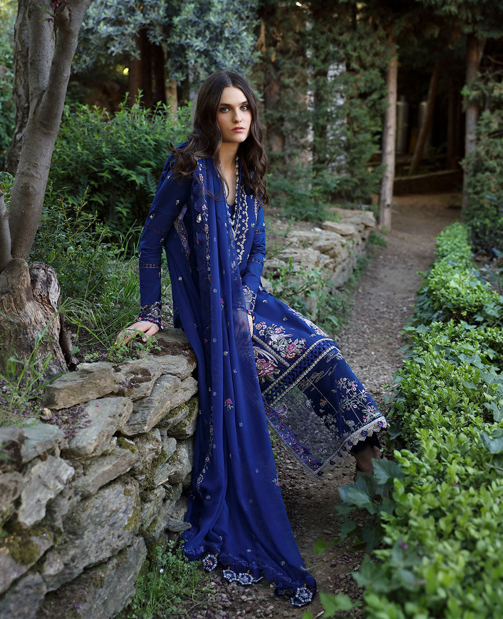 Republic Womenswear | Aylin Summer Lawn 24 | Camellia (D3-A) - House Of Hania