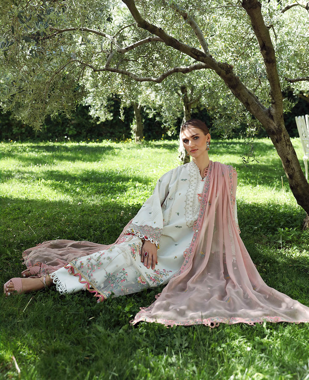 Republic Womenswear | Aylin Summer Lawn 24 | Camellia (D3-B) - House Of Hania