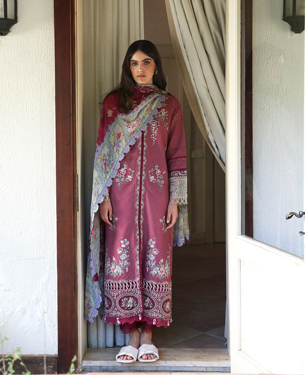 Republic Womenswear | Aylin Summer Lawn 24 | Fleur (D2-A) - House Of Hania