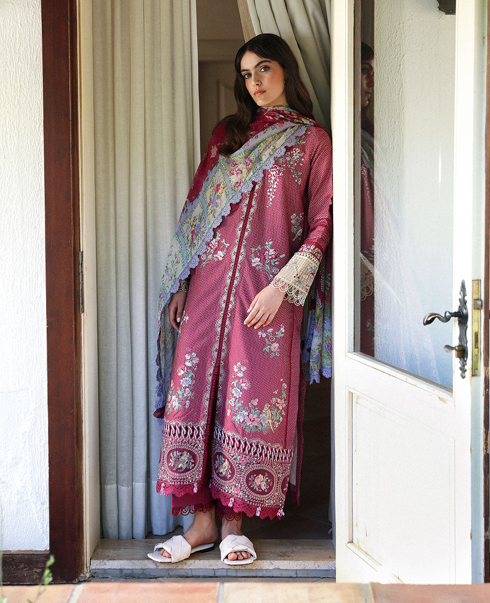 Republic Womenswear | Aylin Summer Lawn 24 | Fleur (D2-A) - House Of Hania