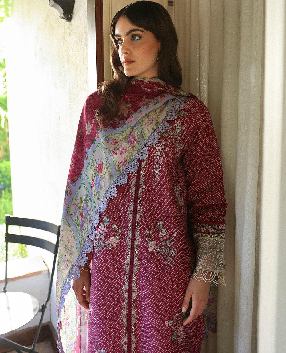 Republic Womenswear | Aylin Summer Lawn 24 | Fleur (D2-A) - House Of Hania