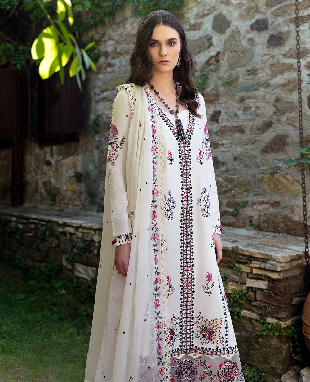 Republic Womenswear | Aylin Summer Lawn 24 | Muguet (D1-B) - House Of Hania