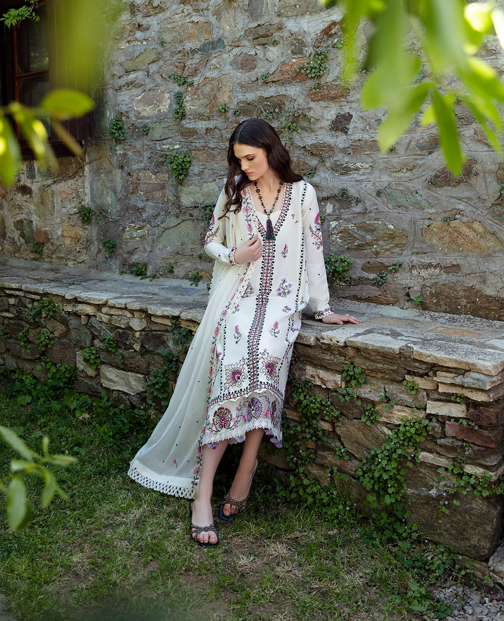 Republic Womenswear | Aylin Summer Lawn 24 | Muguet (D1-B) - House Of Hania