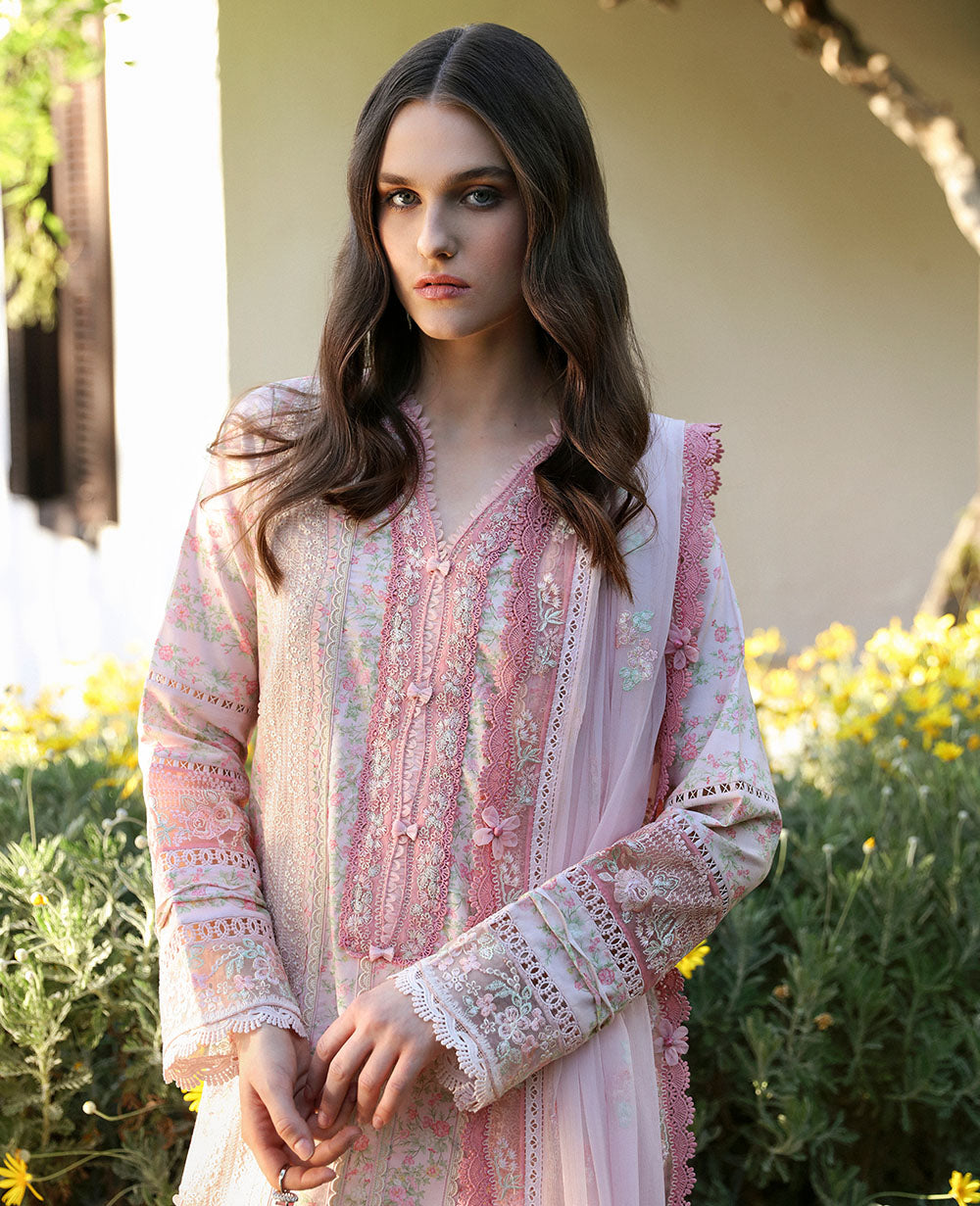 Republic Womenswear | Aylin Summer Lawn 24 | Rosa (D8-B) - House Of Hania