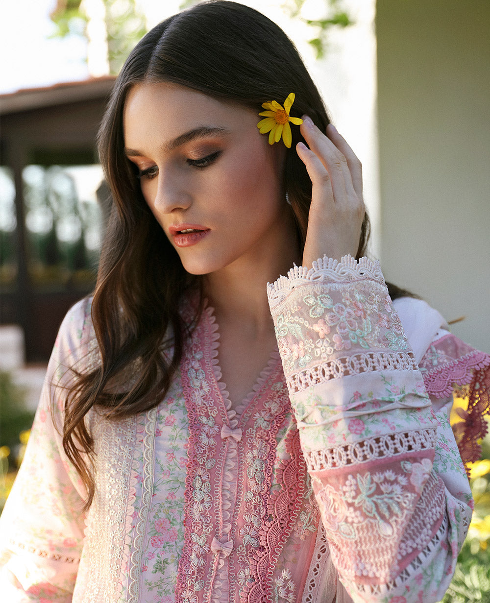 Republic Womenswear | Aylin Summer Lawn 24 | Rosa (D8-B) - House Of Hania