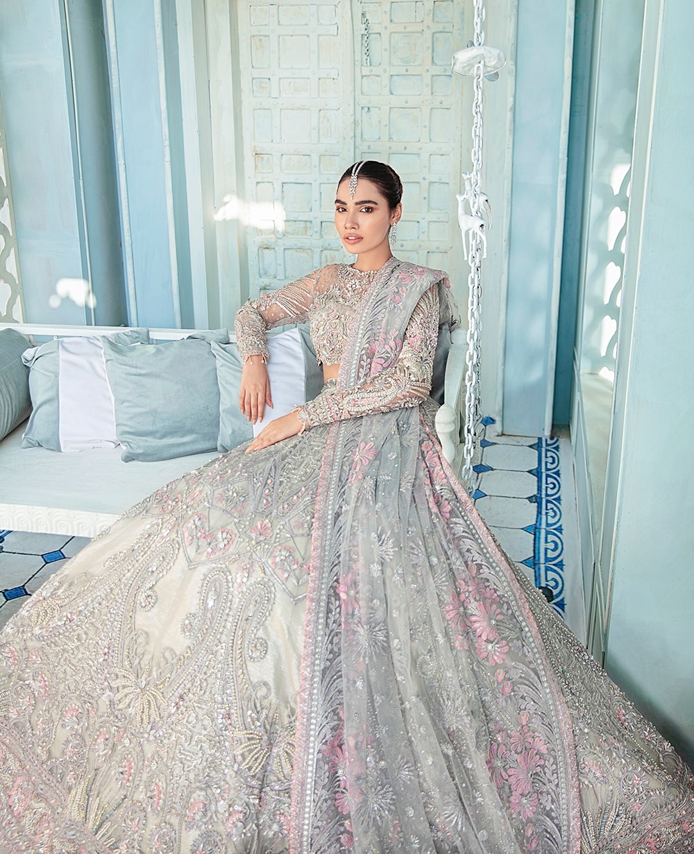 Republic Womenswear Bridal Lehnga Choli WF-32 - House Of Hania