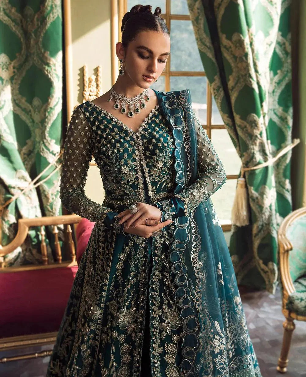 Republic Womenswear Claire de Lune Net 3Pc Suit - Une Jacinthe - House Of Hania