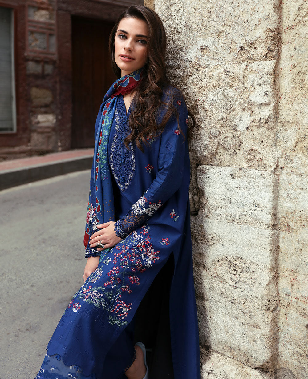 Republic Womenswear | Embroidered Pret 24 | Calla (M-136) - House Of Hania
