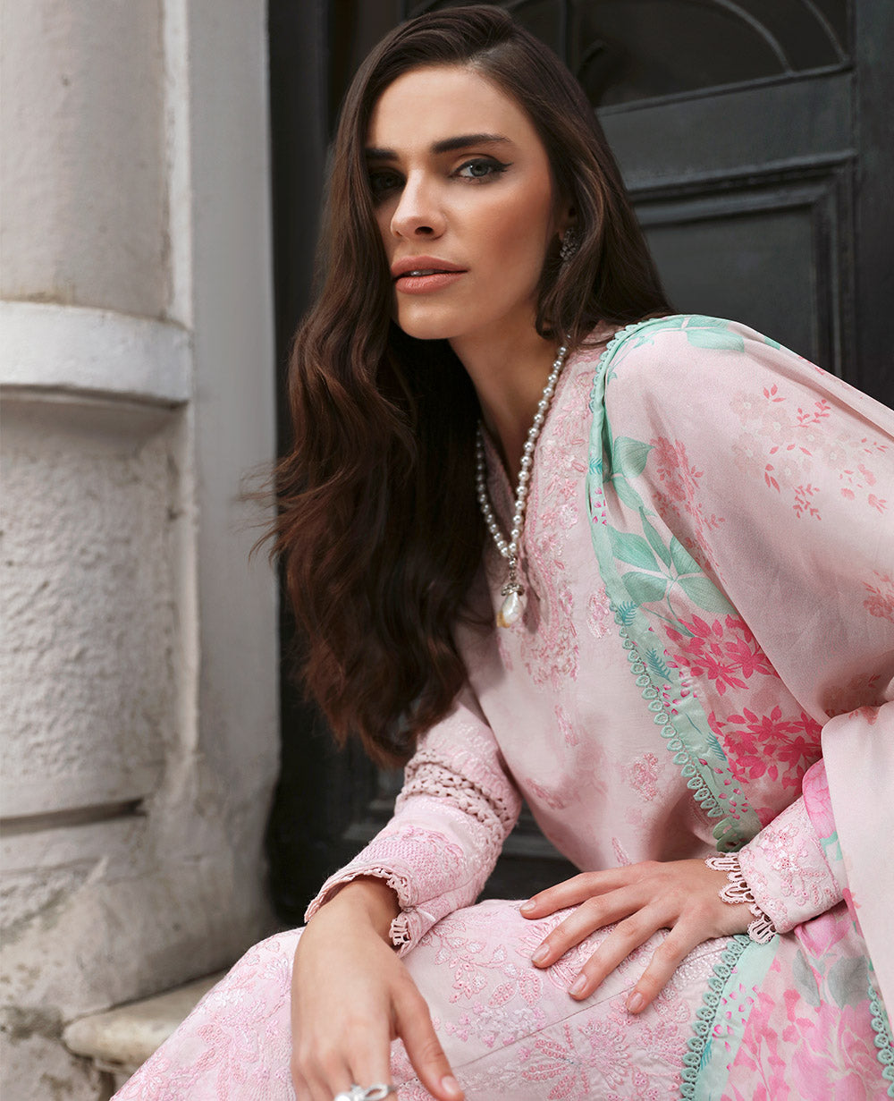 Republic Womenswear | Embroidered Pret 24 | Noémie (M-131) - House Of Hania