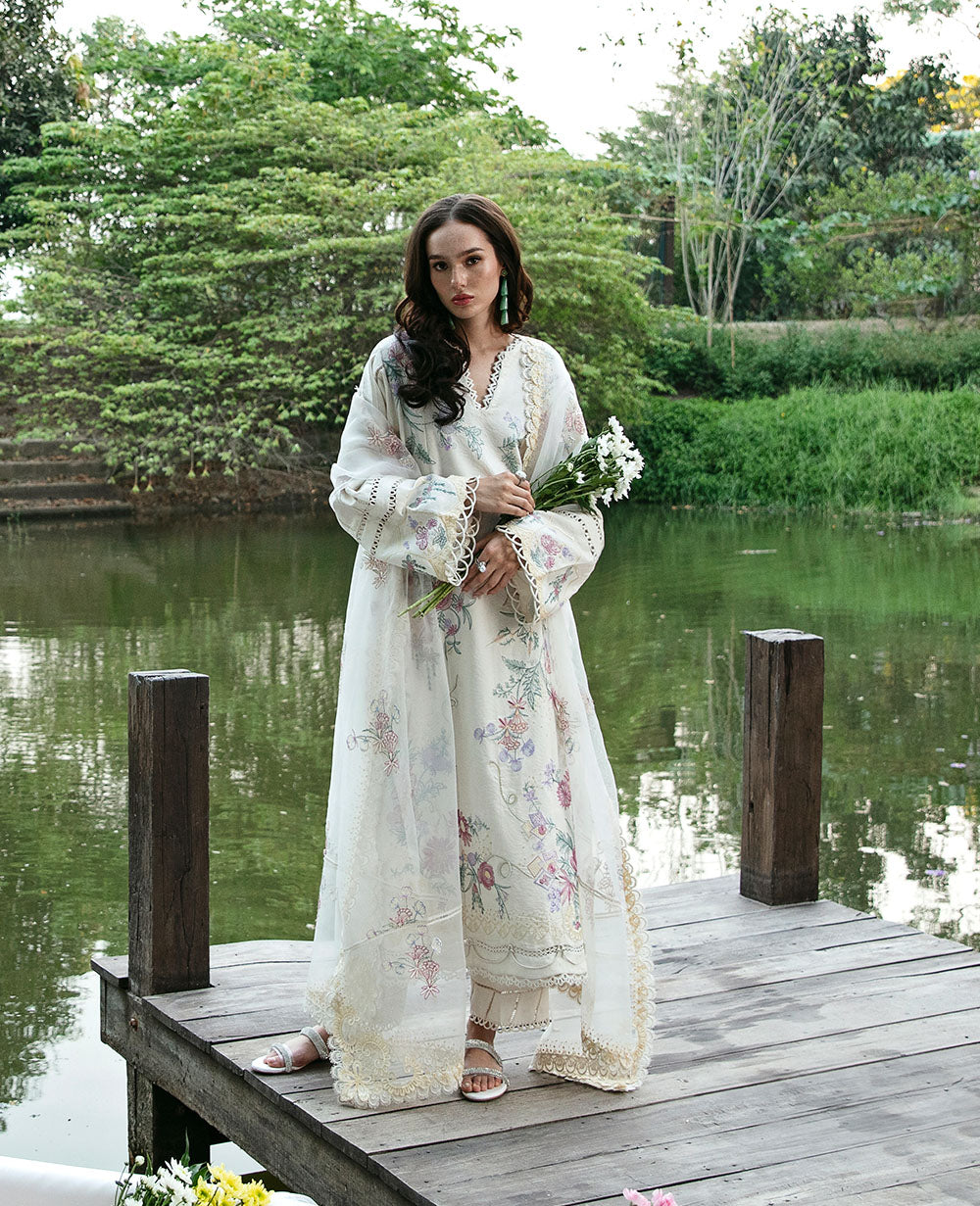 Republic Womenswear | Embroidered Pret 24 | Orchid - House Of Hania