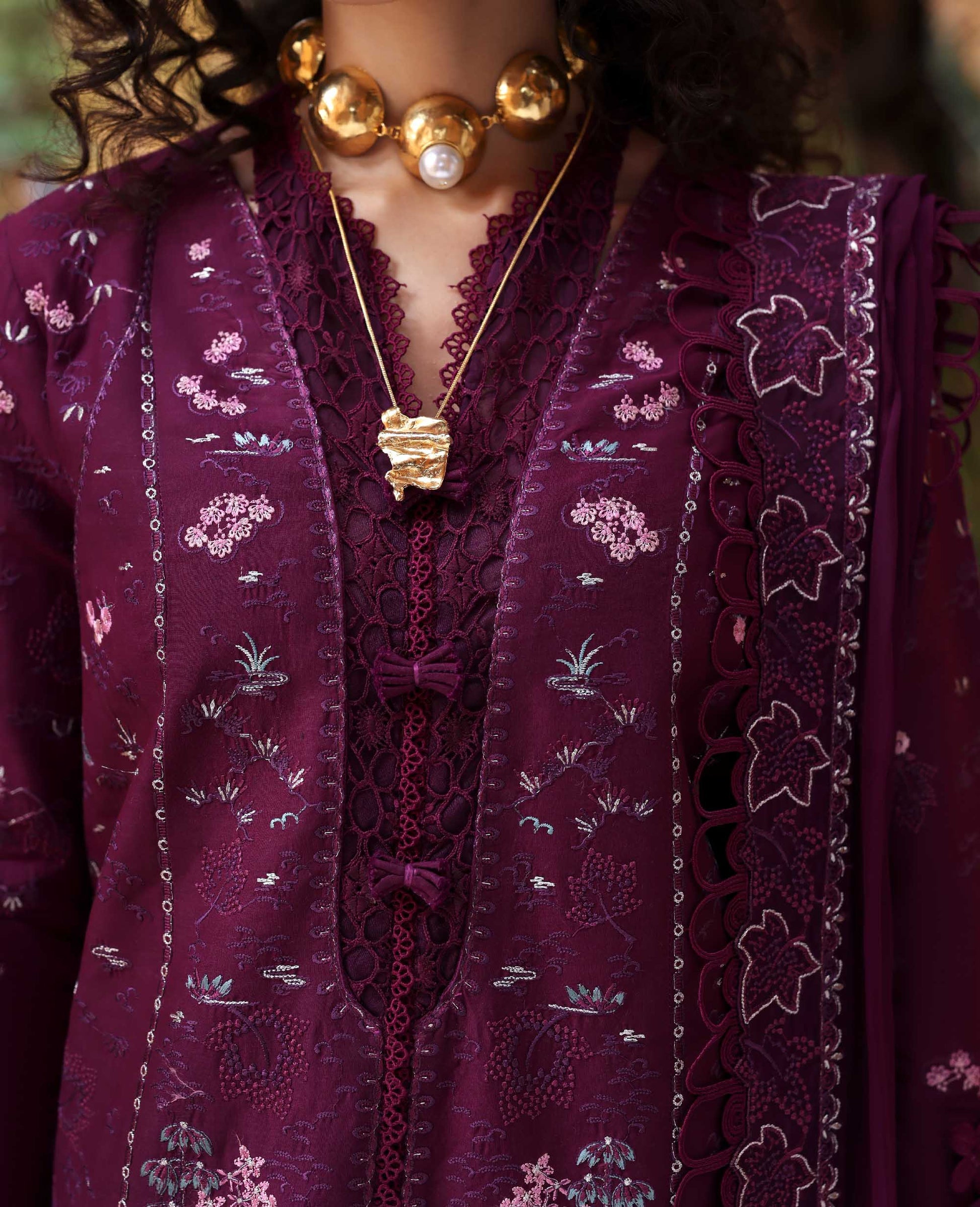 Republic Womenswear | Embroidered Pret 26 | Cysia - House Of Hania