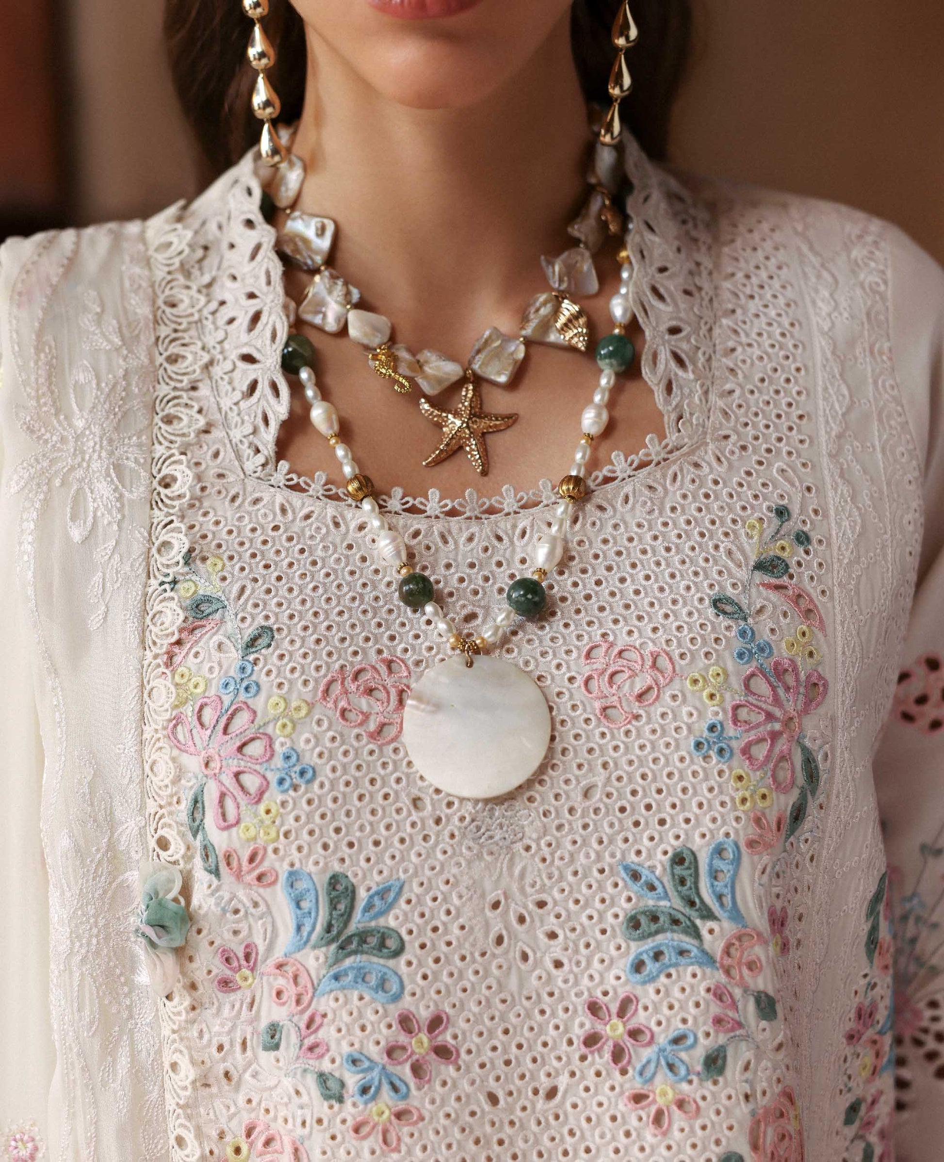 Republic Womenswear | Embroidered Pret 26 | Ivoire - House Of Hania