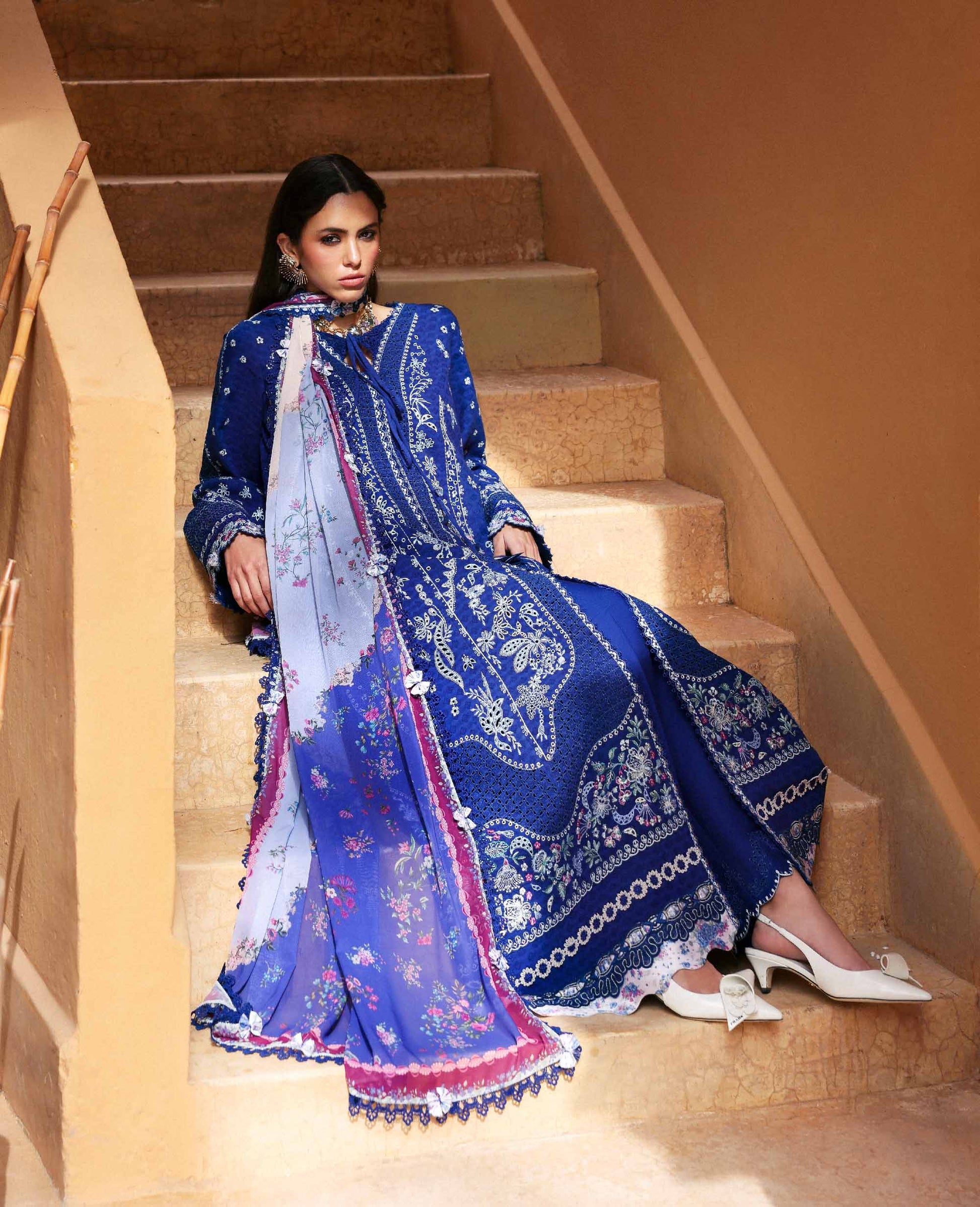 Republic Womenswear | Embroidered Pret 26 | Lumineuse - House Of Hania
