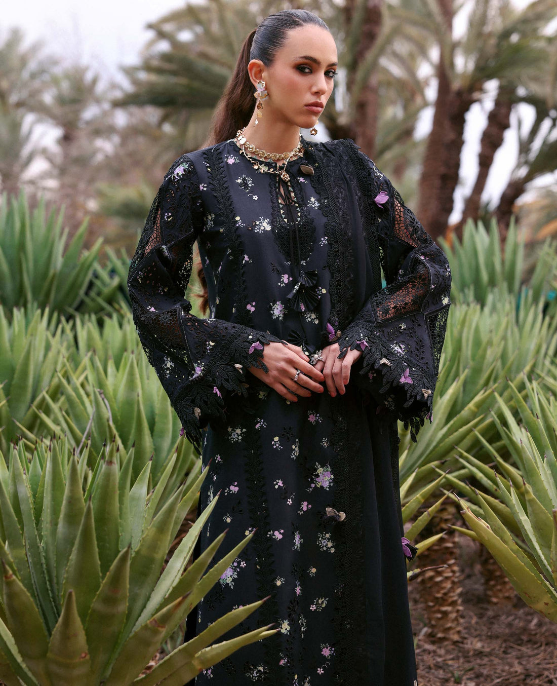 Republic Womenswear | Embroidered Pret 26 | Lunelle - House Of Hania