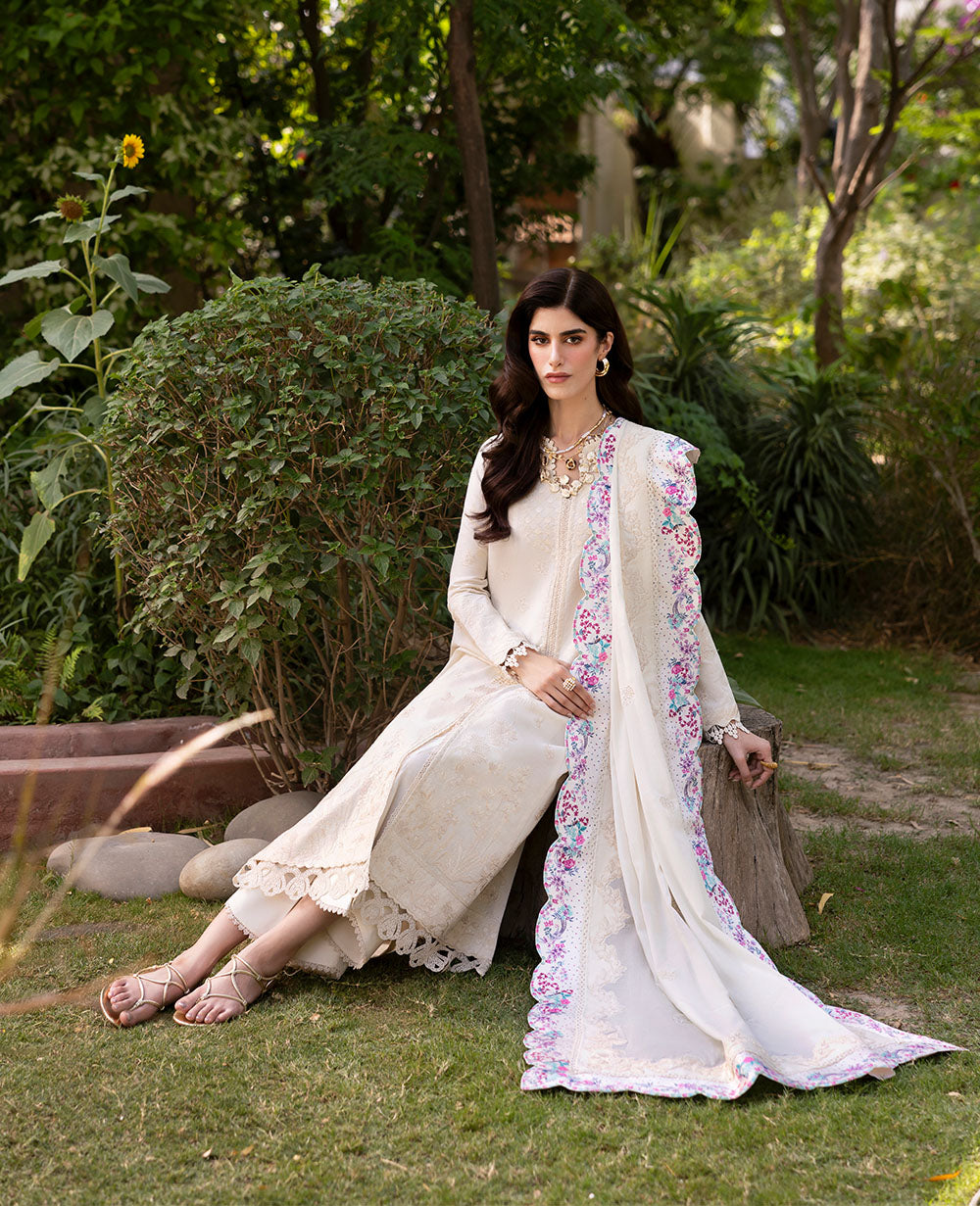Republic Womenswear | Embroidered Pret | M-155 - House Of Hania