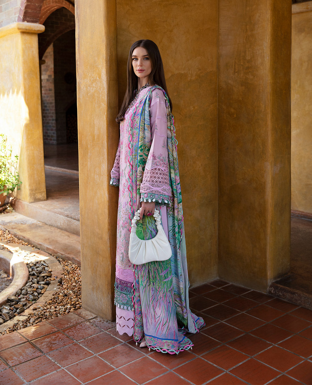 Republic Womenswear | Ilana Eid Luxury Lawn | Aveline - House Of Hania