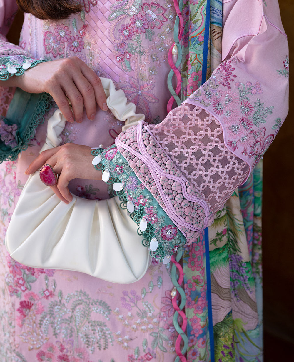 Republic Womenswear | Ilana Eid Luxury Lawn | Aveline - House Of Hania