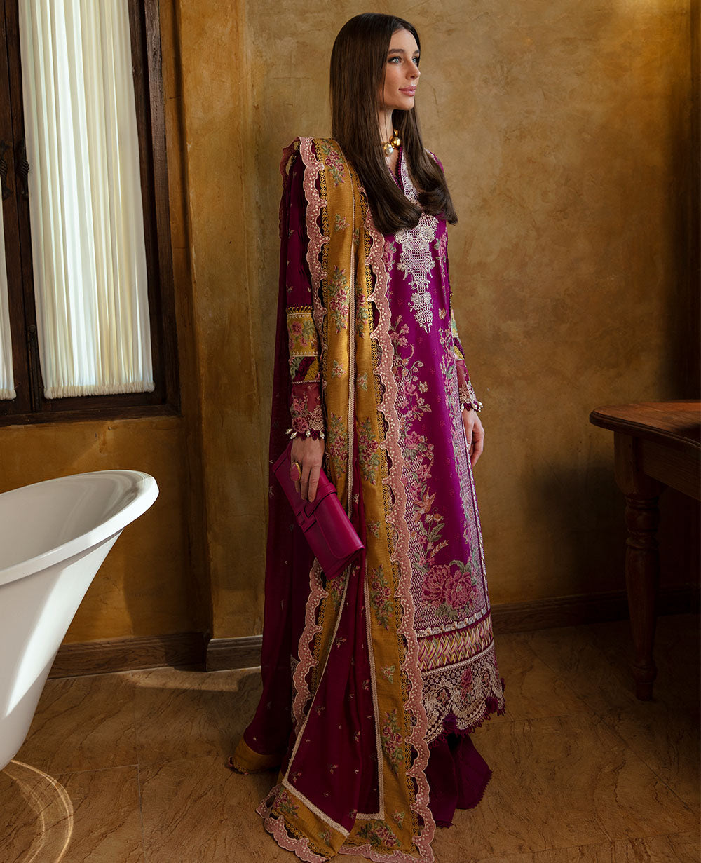 Republic Womenswear | Ilana Eid Luxury Lawn | Camille - House Of Hania