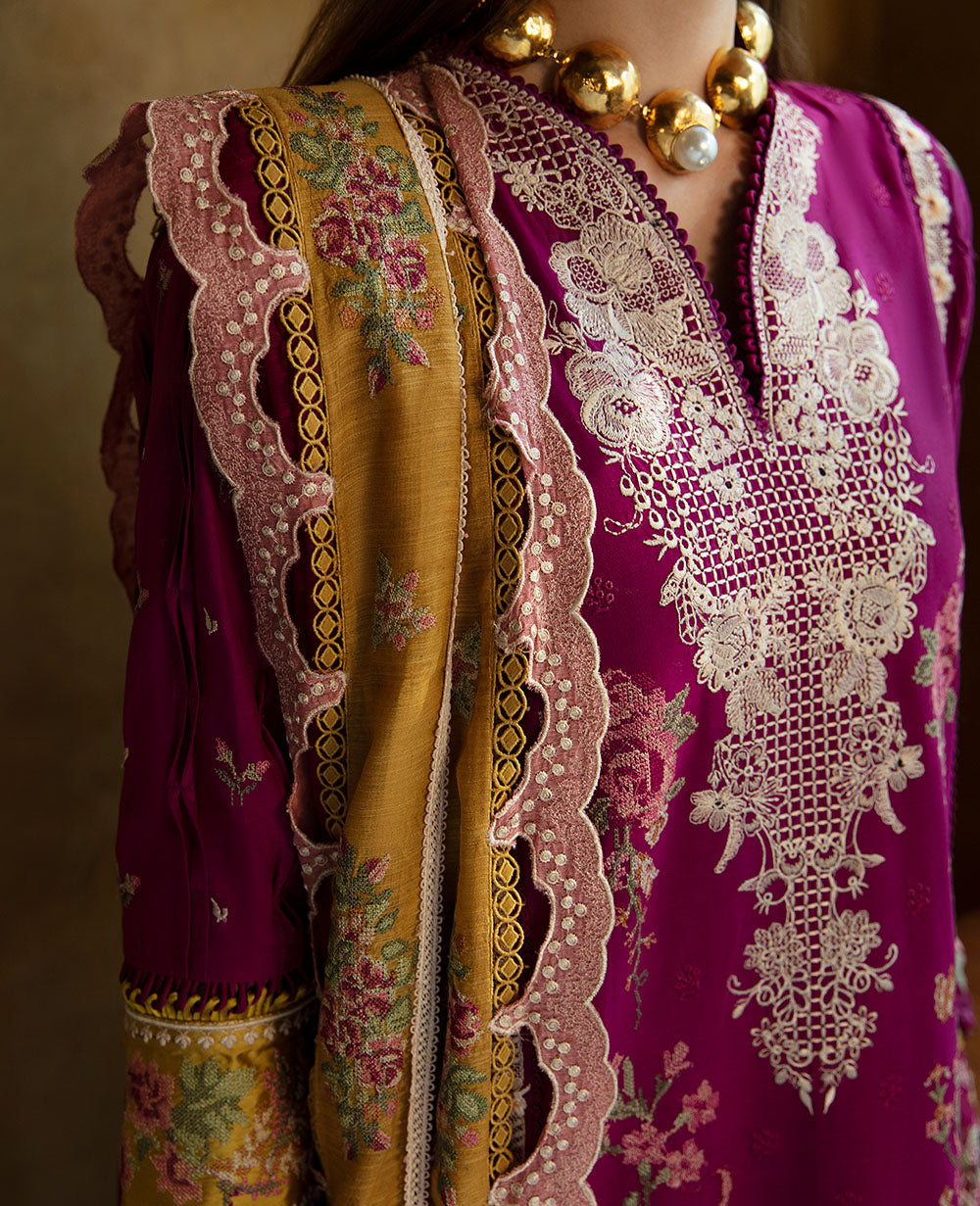 Republic Womenswear | Ilana Eid Luxury Lawn | Camille - House Of Hania