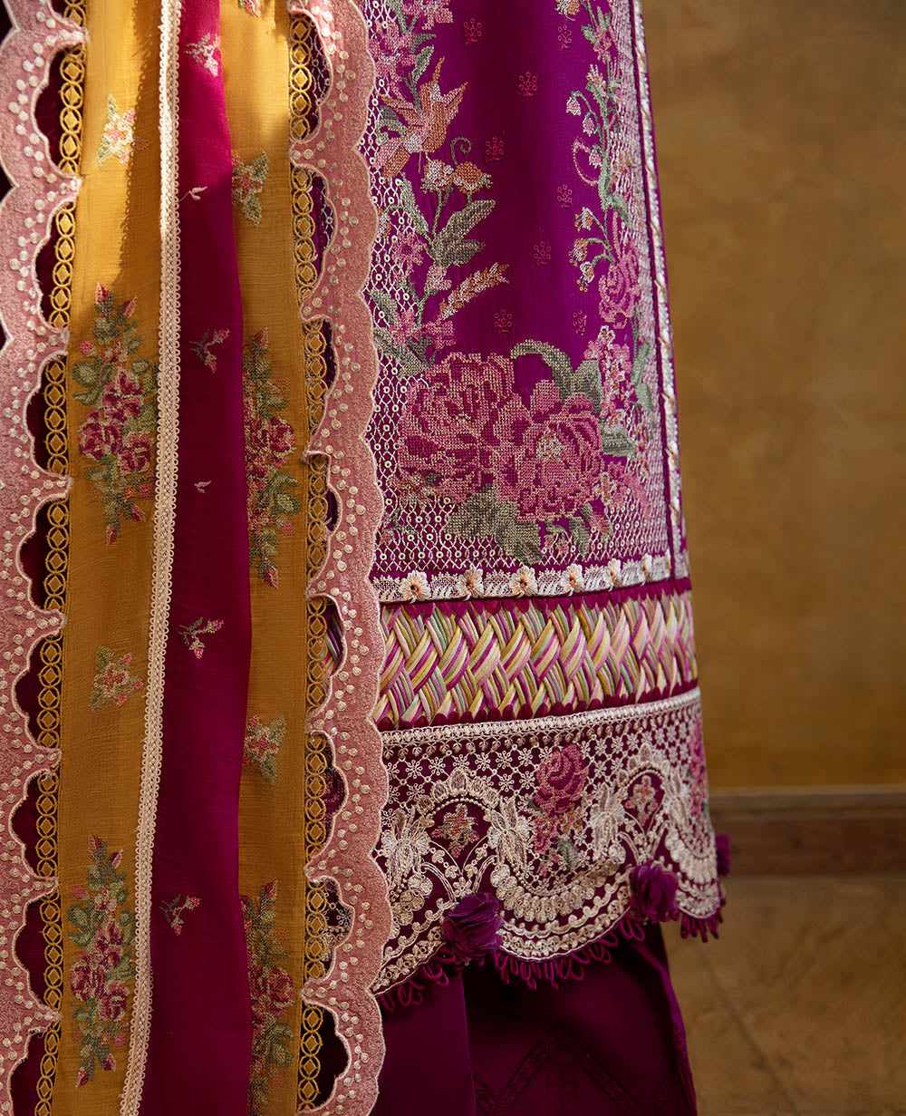 Republic Womenswear | Ilana Eid Luxury Lawn | Camille - House Of Hania