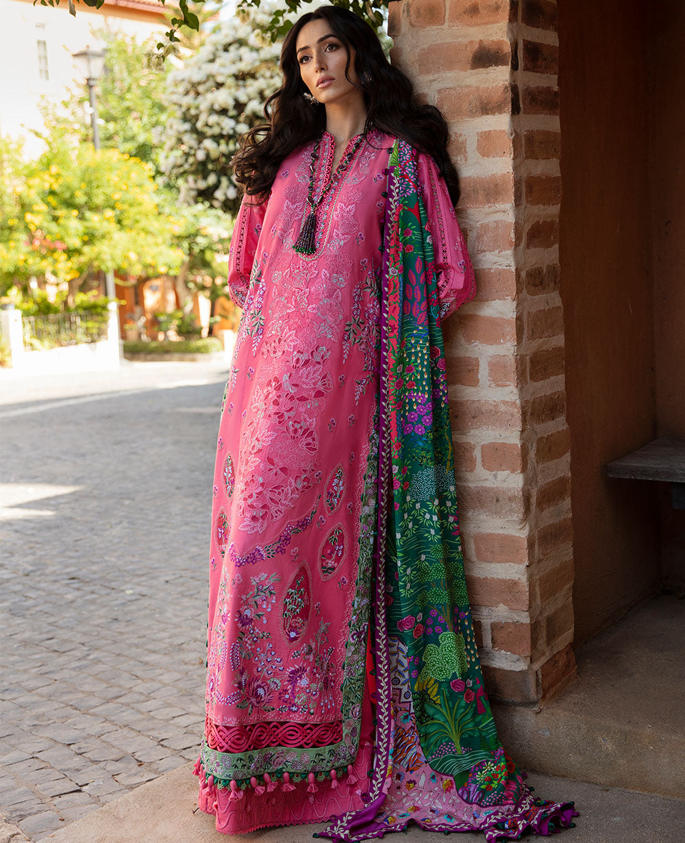 Republic Womenswear | Ilana Eid Luxury Lawn | Clemence - House Of Hania