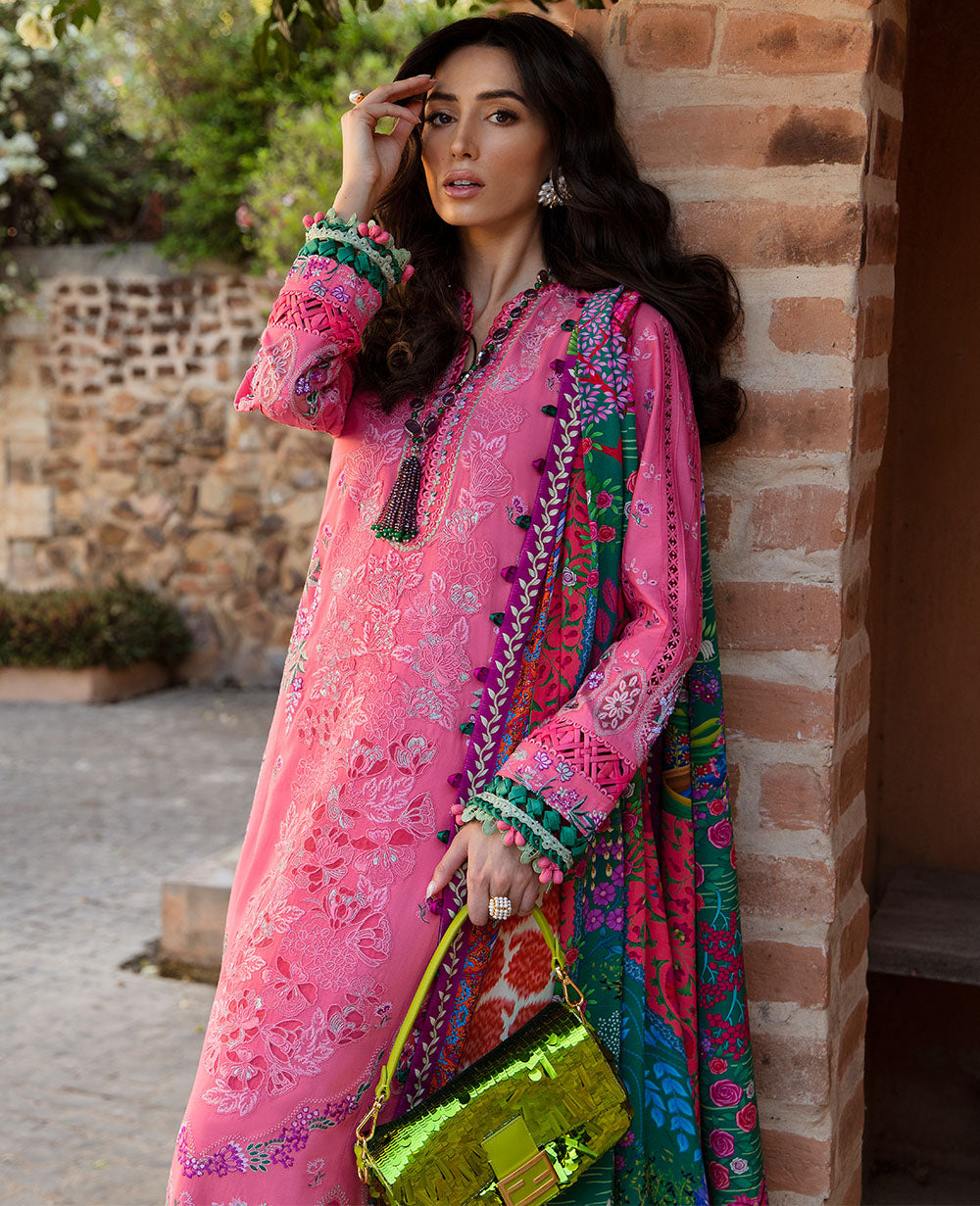 Republic Womenswear | Ilana Eid Luxury Lawn | Clemence - House Of Hania