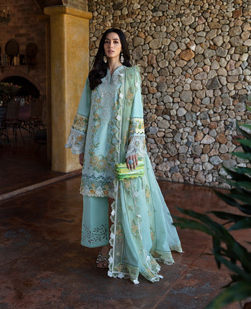 Republic Womenswear | Ilana Eid Luxury Lawn | Elaine - House Of Hania