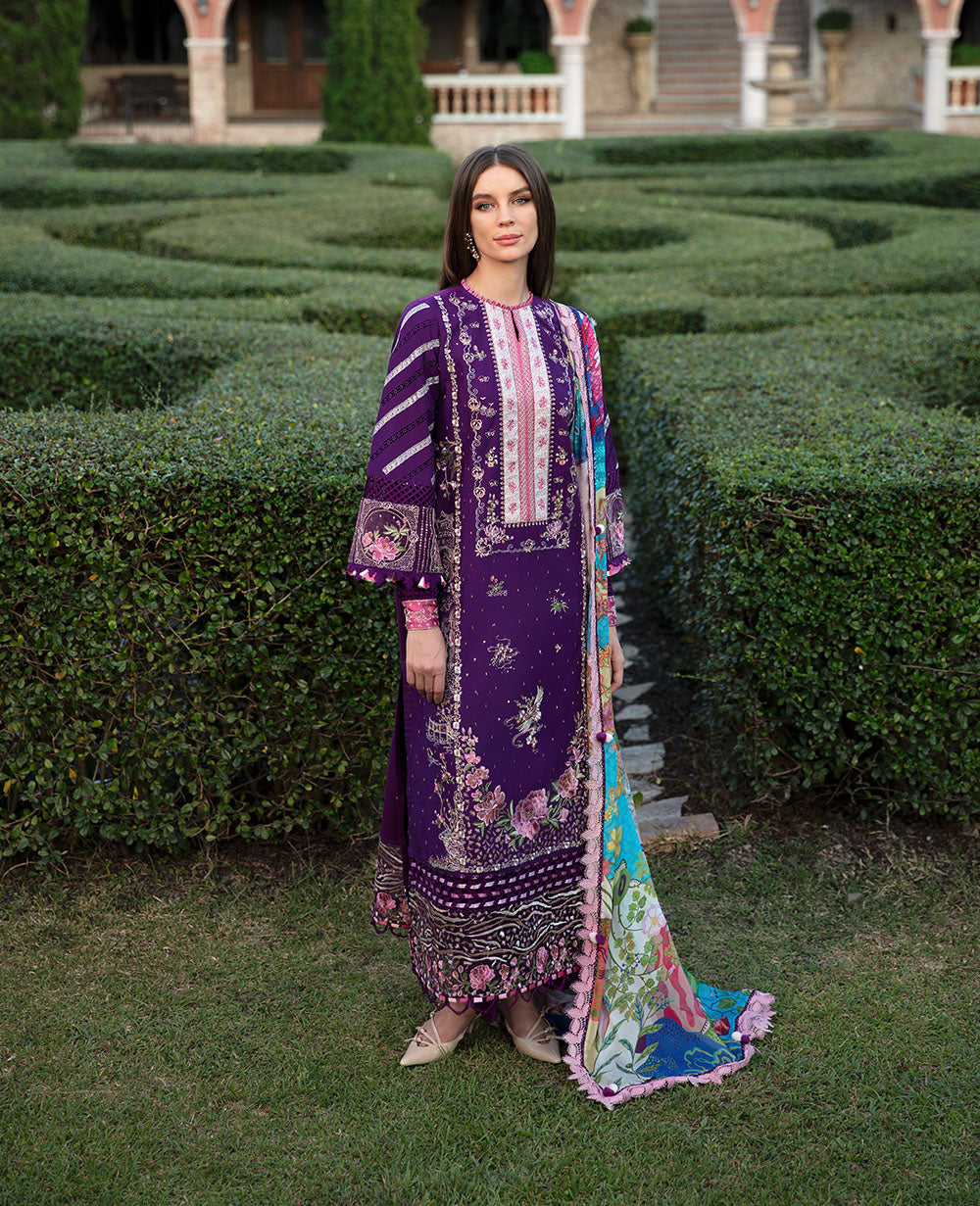 Republic Womenswear | Ilana Eid Luxury Lawn | Lisette - House Of Hania