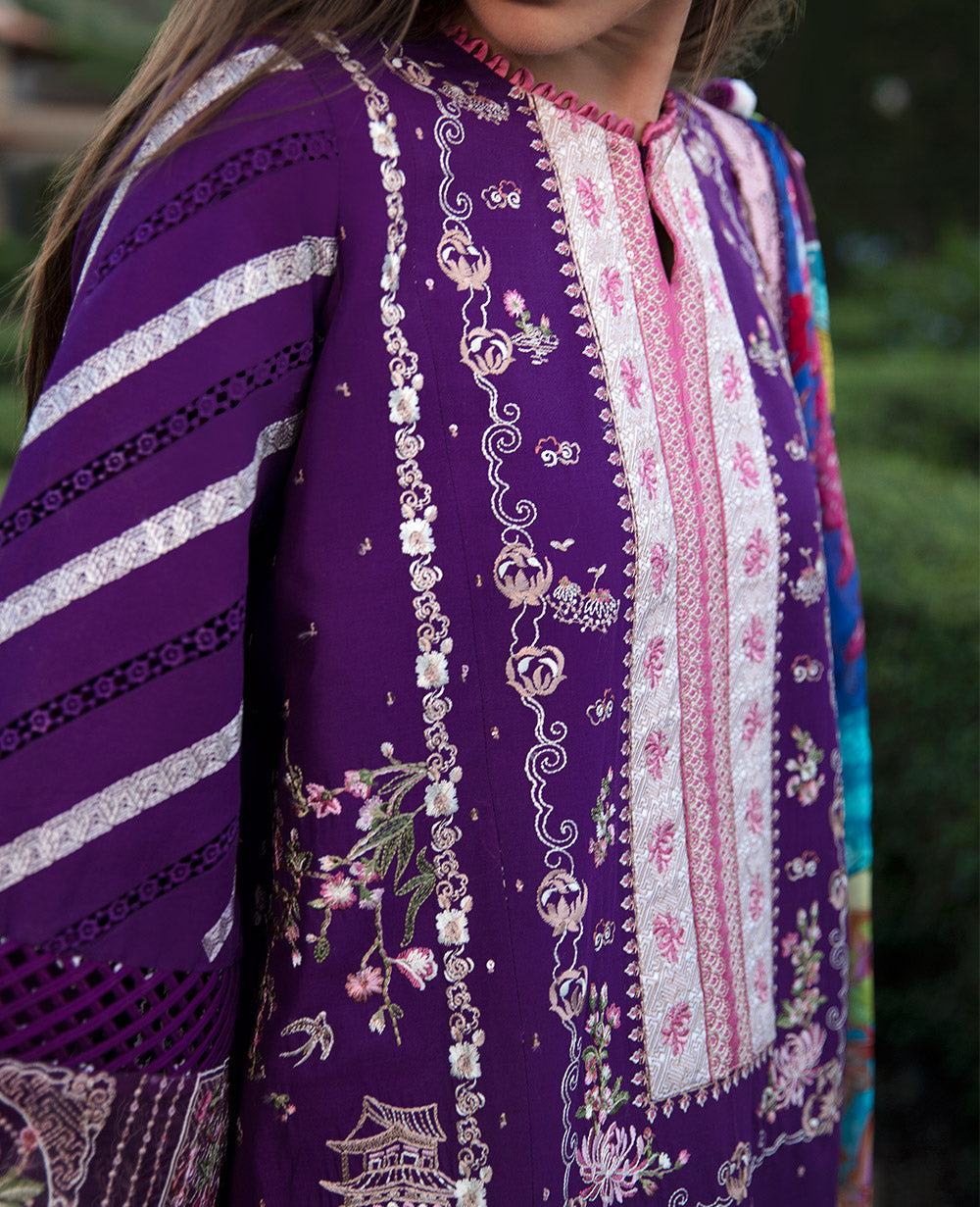 Republic Womenswear | Ilana Eid Luxury Lawn | Lisette - House Of Hania