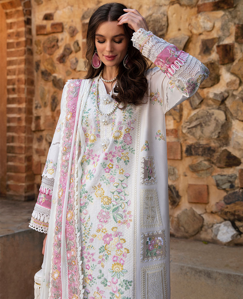 Republic Womenswear | Ilana Eid Luxury Lawn | Reveuse - House Of Hania