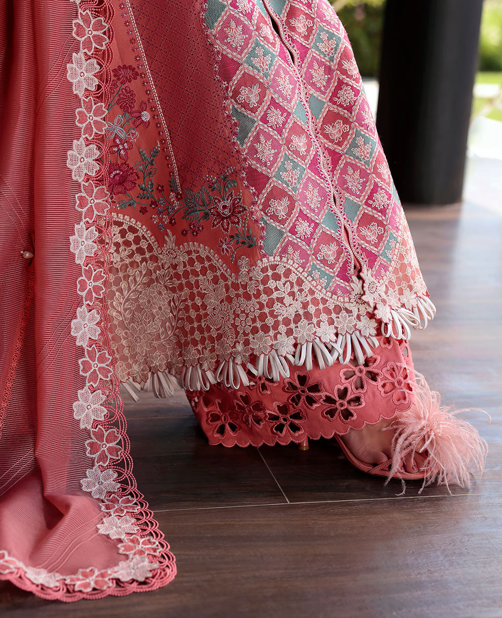 Republic Womenswear | Kalani Eid Luxury Lawn 25 | D1-A - Ayra - House Of Hania