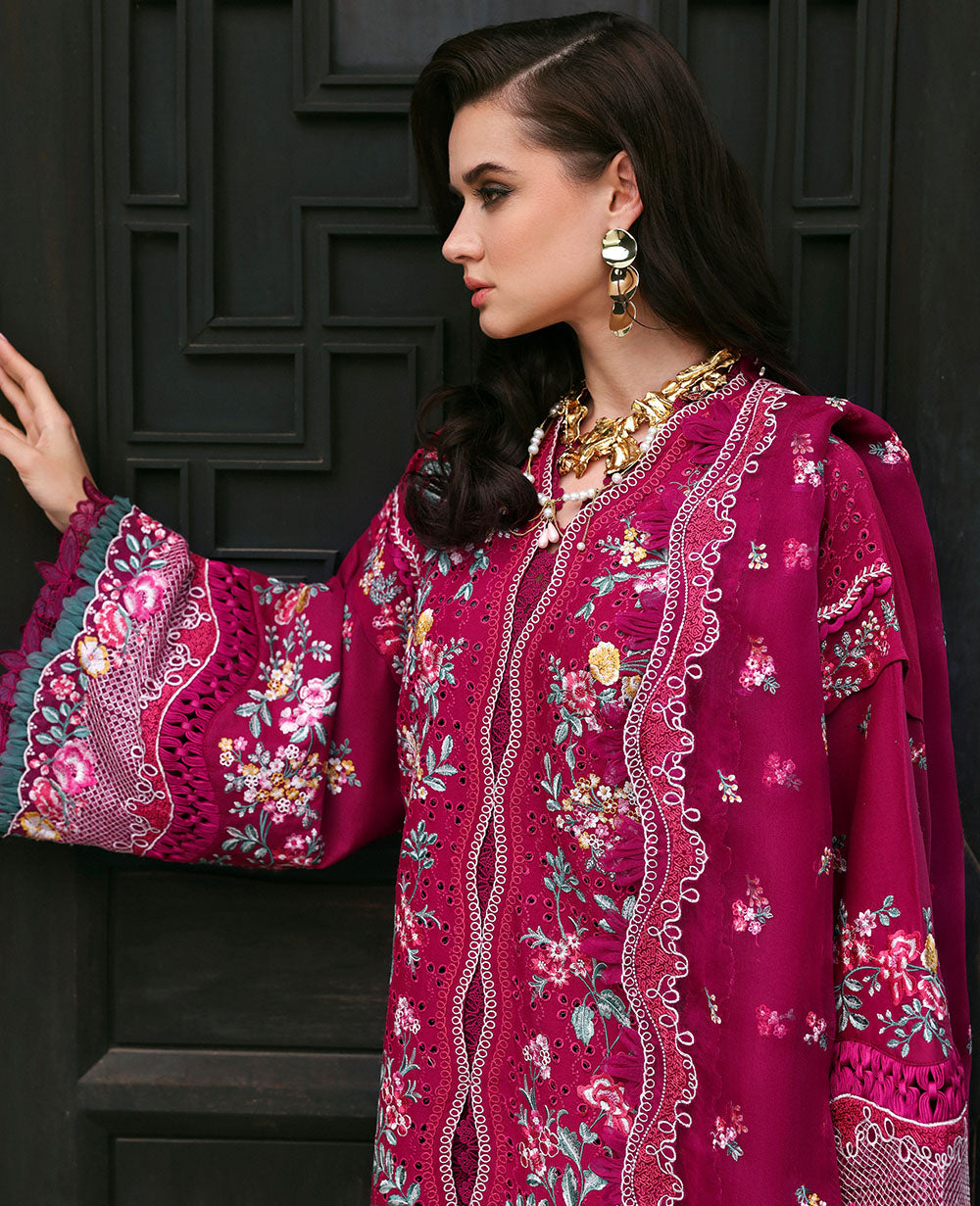 Republic Womenswear | Kalani Eid Luxury Lawn 25 | D2-A - Ayla - House Of Hania