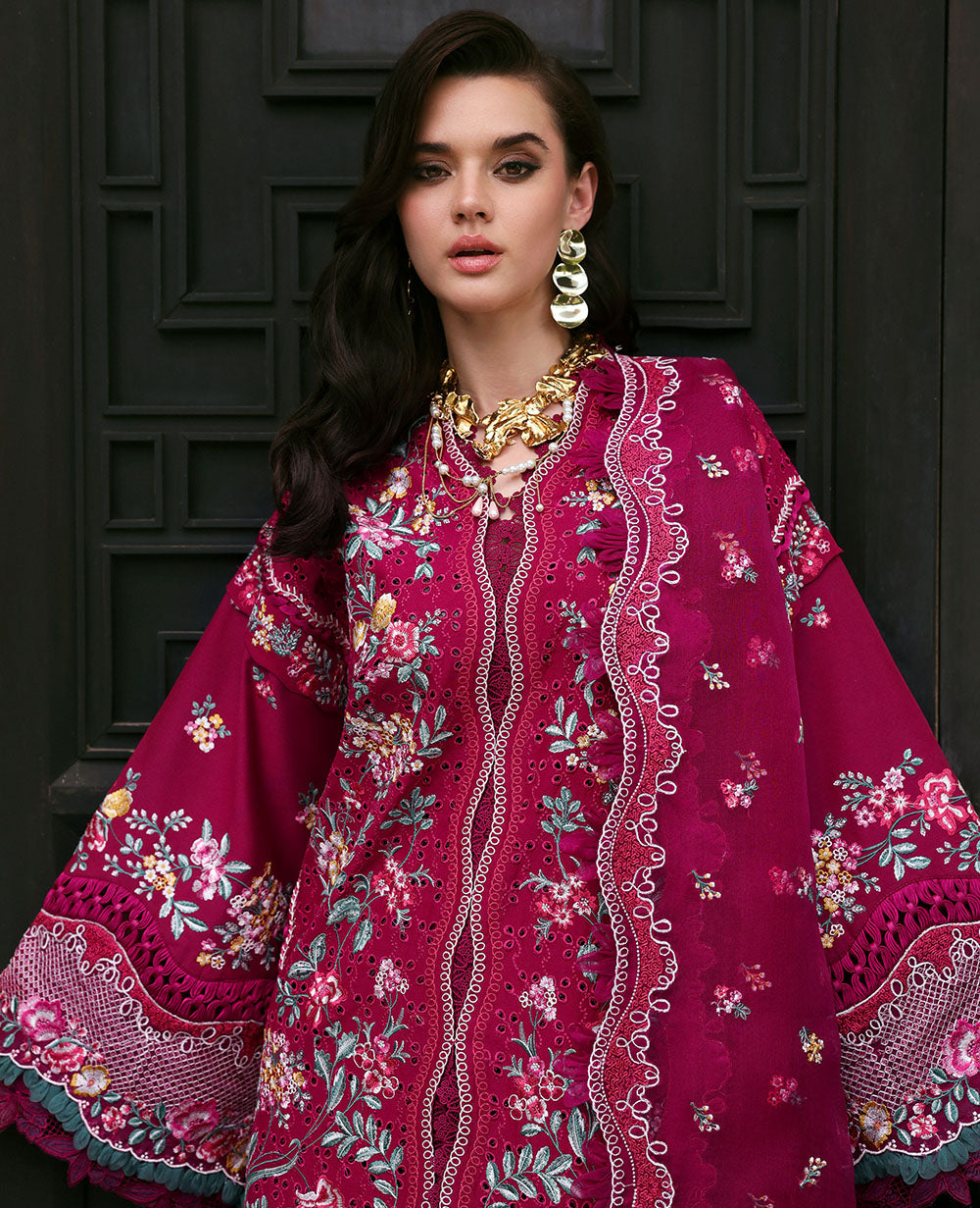 Republic Womenswear | Kalani Eid Luxury Lawn 25 | D2-A - Ayla - House Of Hania