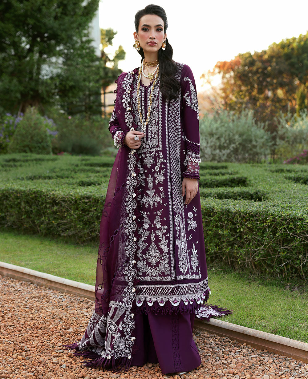 Republic Womenswear | Kalani Eid Luxury Lawn 25 | D3-A - Elara - House Of Hania