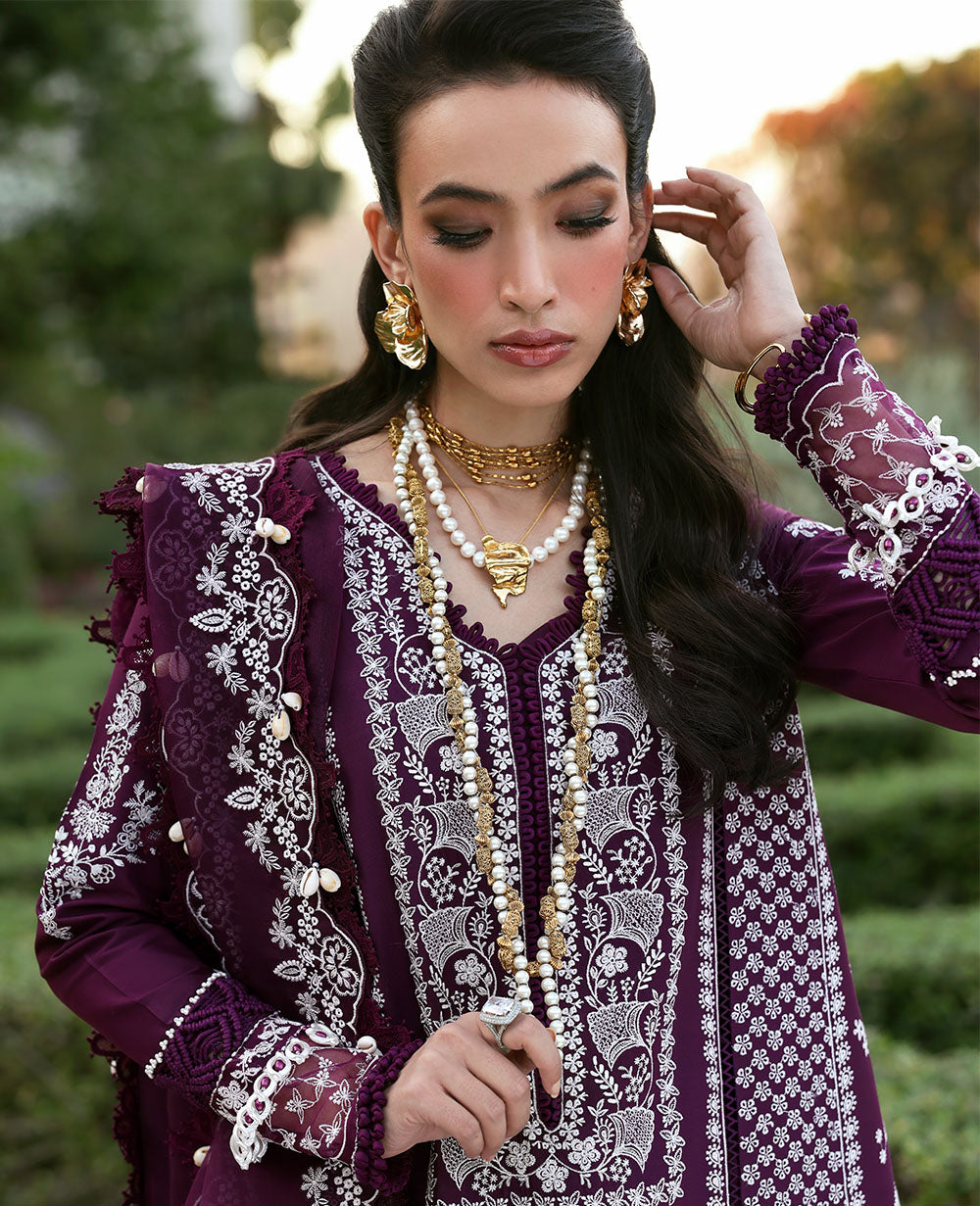 Republic Womenswear | Kalani Eid Luxury Lawn 25 | D3-A - Elara - House Of Hania