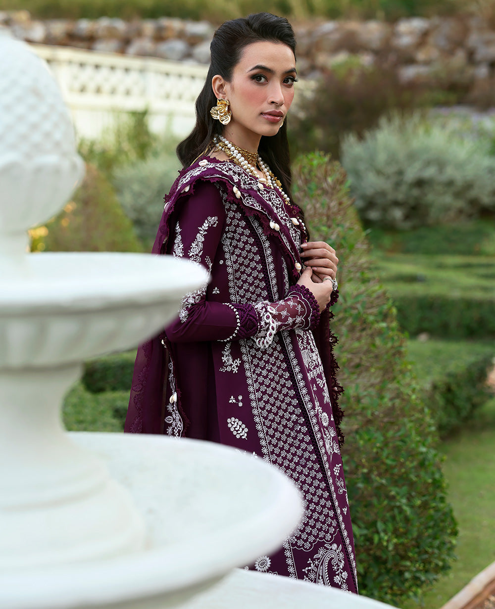 Republic Womenswear | Kalani Eid Luxury Lawn 25 | D3-A - Elara - House Of Hania