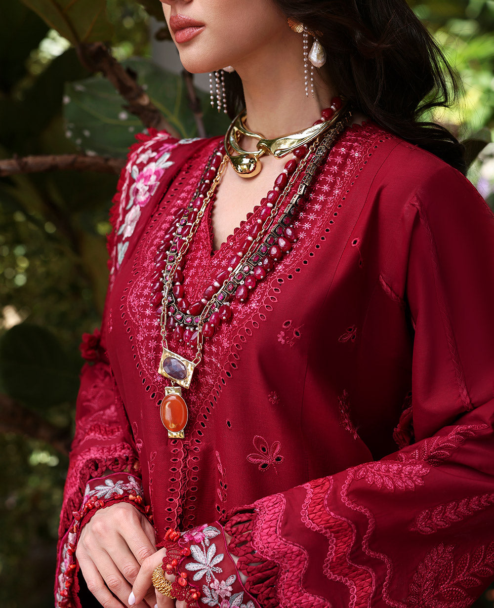 Republic Womenswear | Kalani Eid Luxury Lawn 25 | D4-A - Rhea - House Of Hania