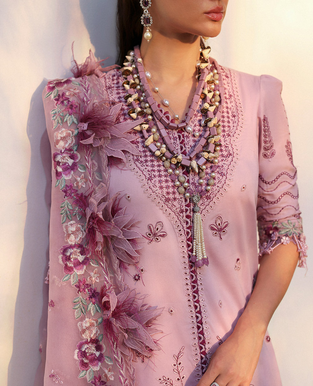 Republic Womenswear | Kalani Eid Luxury Lawn 25 | D4-B - Gulbahar - House Of Hania