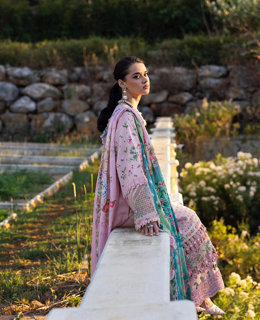 Republic Womenswear | Kalani Eid Luxury Lawn 25 | D5-A - Meher - House Of Hania