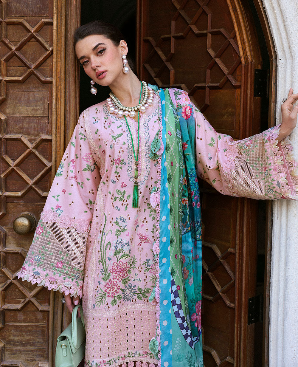 Republic Womenswear | Kalani Eid Luxury Lawn 25 | D5-A - Meher - House Of Hania