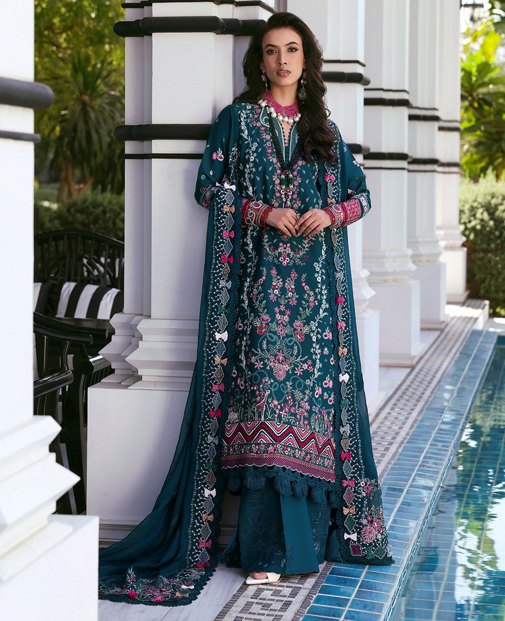 Republic Womenswear | Kalani Eid Luxury Lawn 25 | D6-B - Talia - House Of Hania