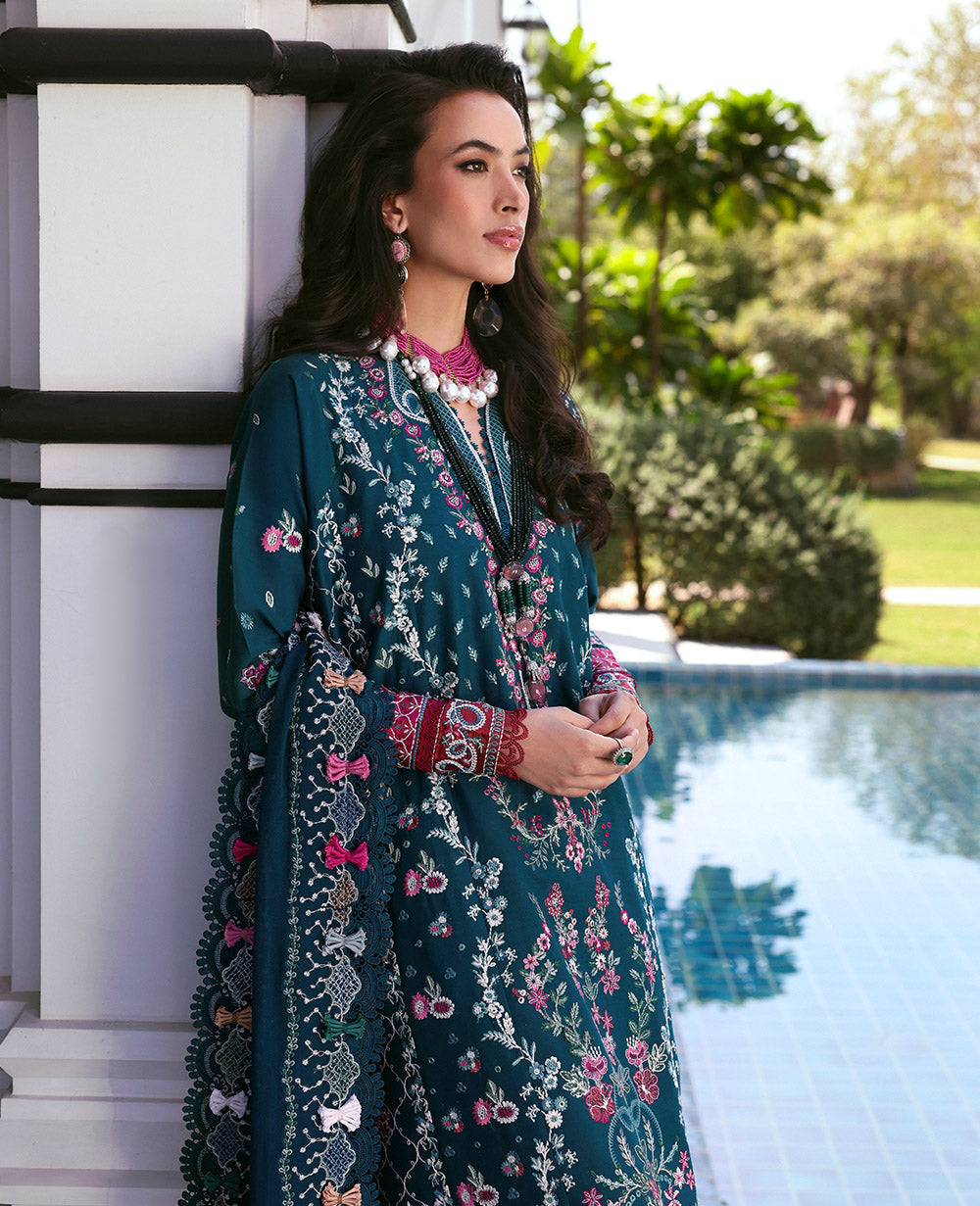 Republic Womenswear | Kalani Eid Luxury Lawn 25 | D6-B - Talia - House Of Hania